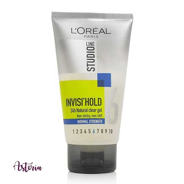 Loreal Studio Line Invisi'Hold Normal Strength 24H Natural Clear Gel, 150  ml – Asteria