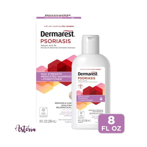 Dermarest Psoriasis Medicated Shampoo plus Conditioner, 236 ml