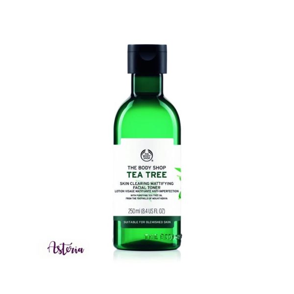 The Body Shop Tea Tree Toner removes traces of cleanser, makeup and impurities in the skin, tones the skin.