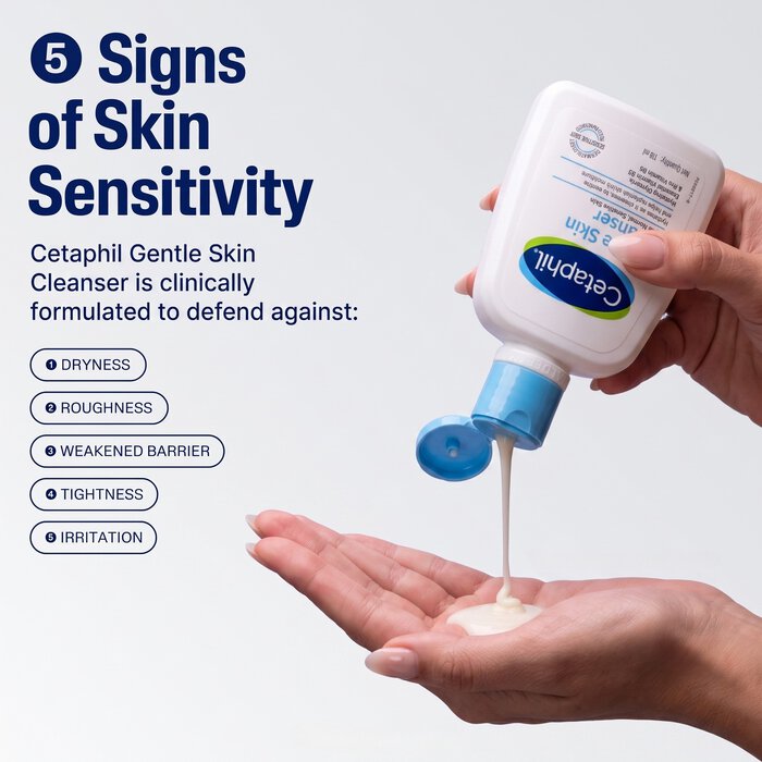 Cetaphil Gentle Skin Cleanser For Dry To Normal Sensitive Skin, 118 ml - Image 3