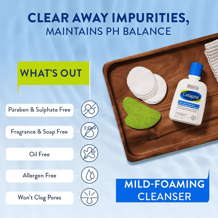 Cetaphil Oily Skin Cleanser For Combination To Oily Sensitive Skin, 125 mL - Image 4