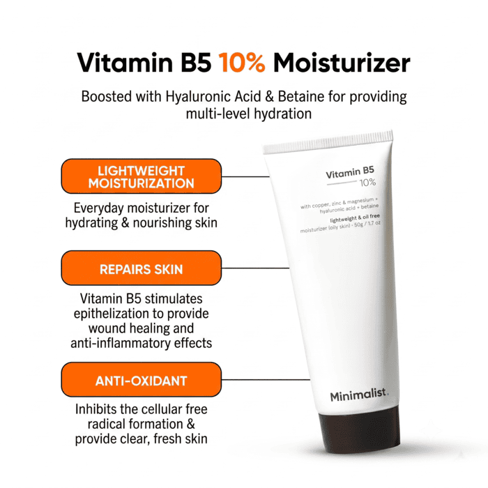 Minimalist 10% Vitamin B5 Moisturizer, 50 g - Image 2