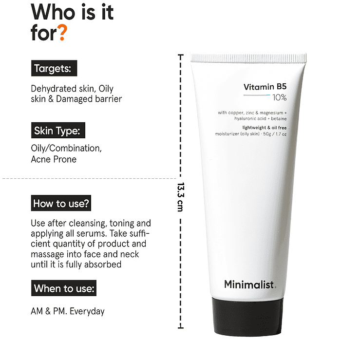 Minimalist 10% Vitamin B5 Moisturizer, 50 g - Image 3