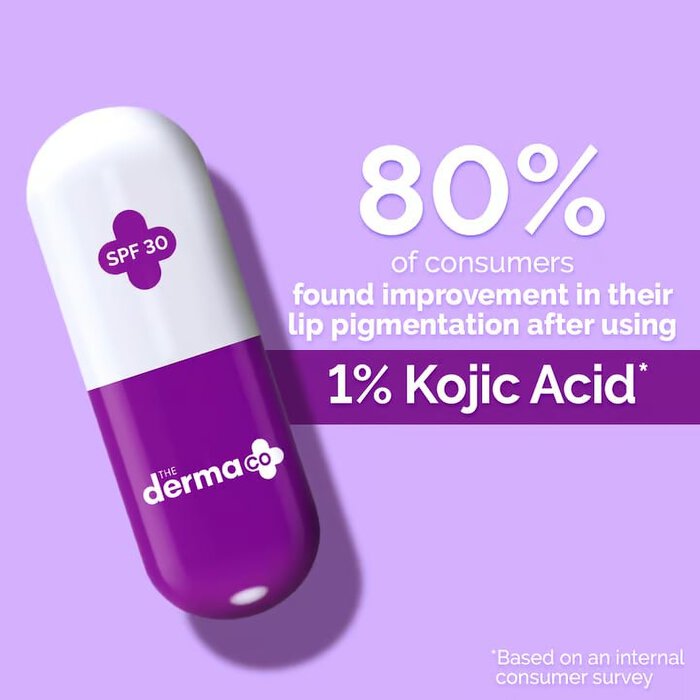 The Derma Co. 1% Kojic Acid Lip Balm SPF 30, 4.5 g - Image 2